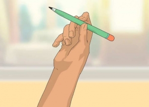 قلم در دست