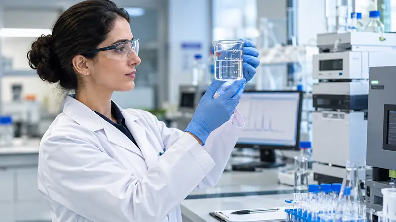فروشنده مواد شیمیایی و مخاطرات آن! 6 بانویی در آزمایشگاه در حال کار با مواد شیمیایی
