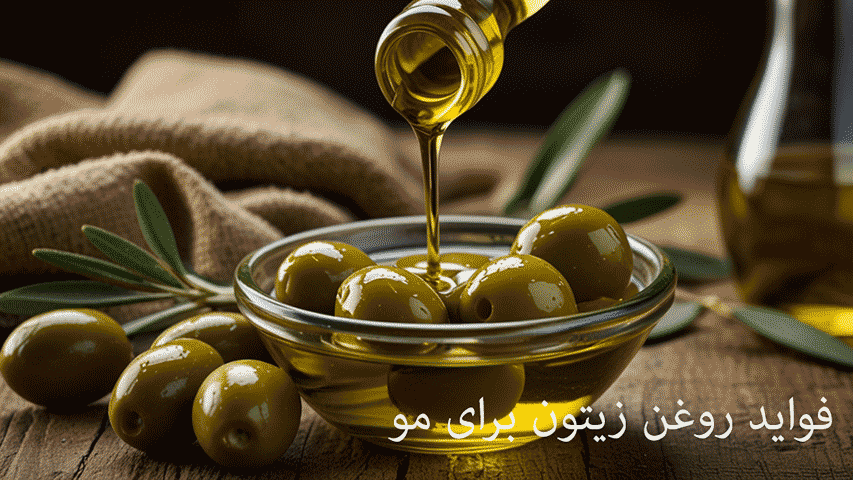 فواید-روغن-زیتون-برای-مو