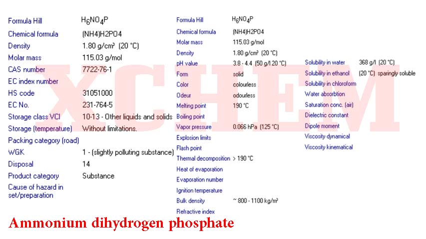 آمونیوم دی هیدروژن فسفات